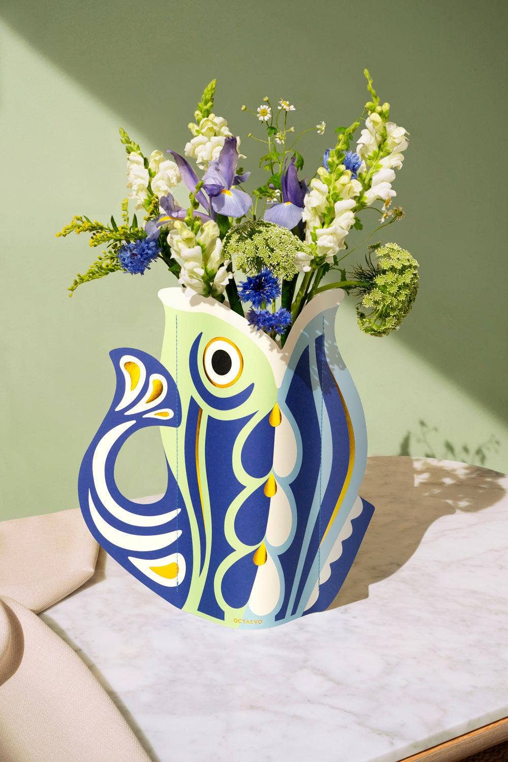 Papel de Pescado Jarrón