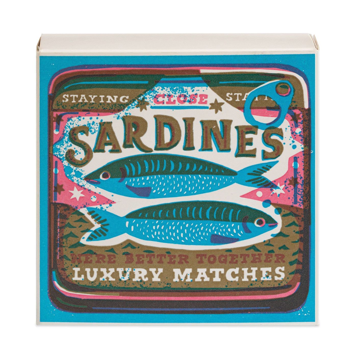 Mecheros cuadrados Better Together Sardines