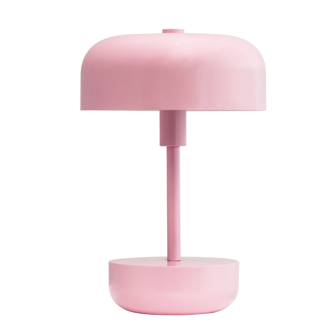 Lámpara de mesa recargable LED rosa Haipot