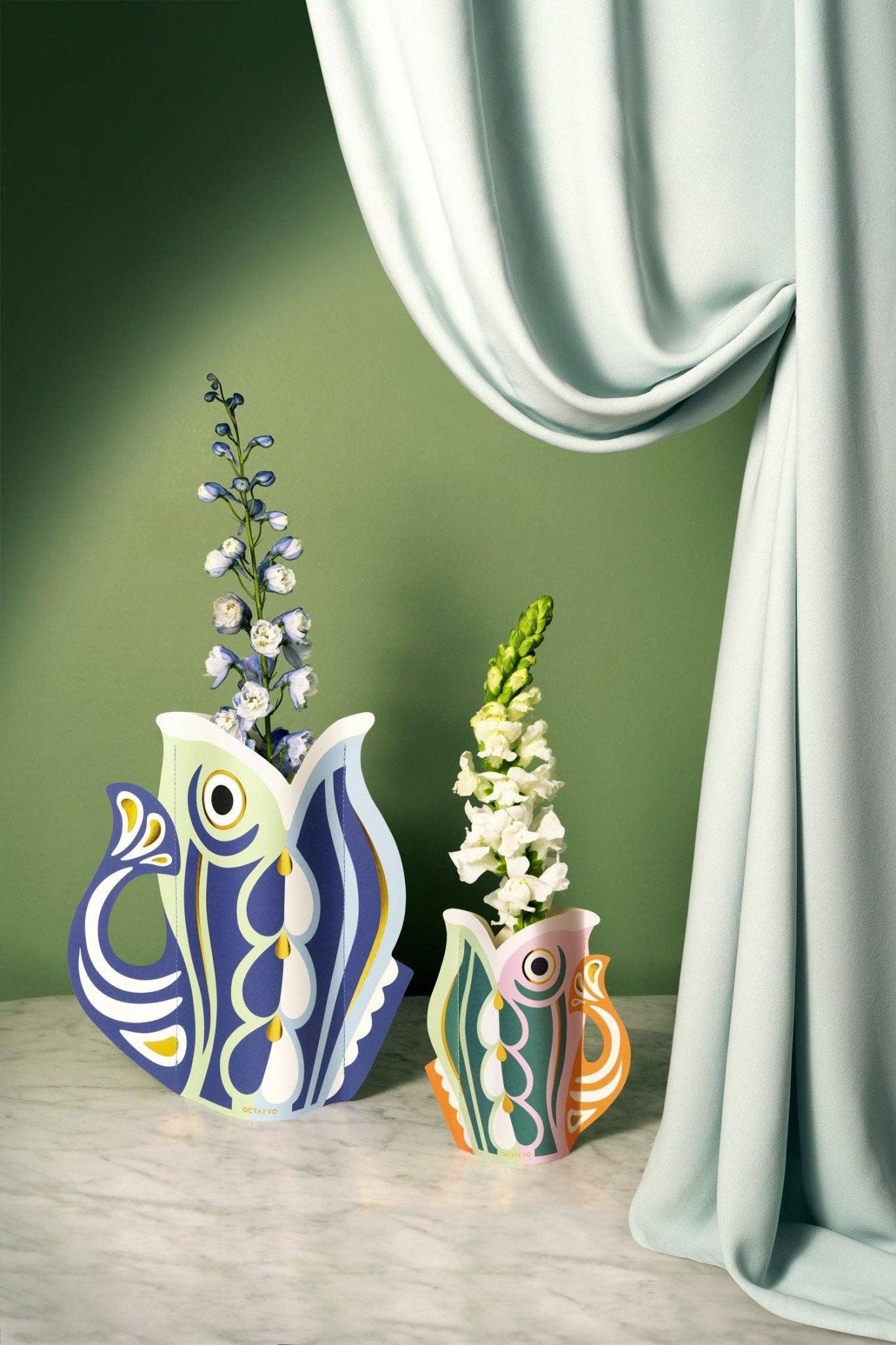 Papel de Pescado Jarrón