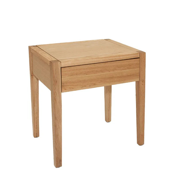 Mesita de Noche Madera Roble