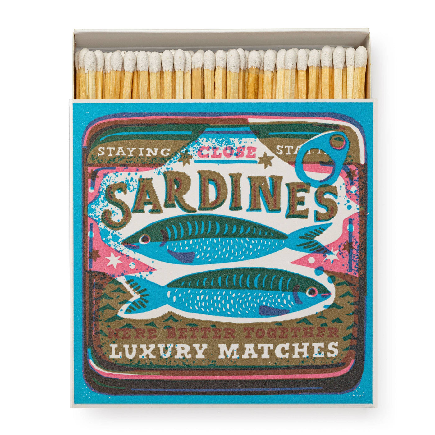 Mecheros cuadrados Better Together Sardines