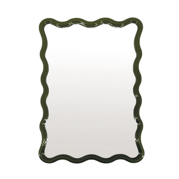 Espejo Ondulado Rectangular GM Kaki