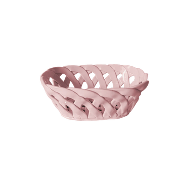 Cesto Cerámica Rectangular PM Rosa