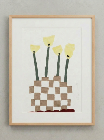 Les bavardes — Solange Pinault — Technique mixte et collage sur papier, 100×80 cm