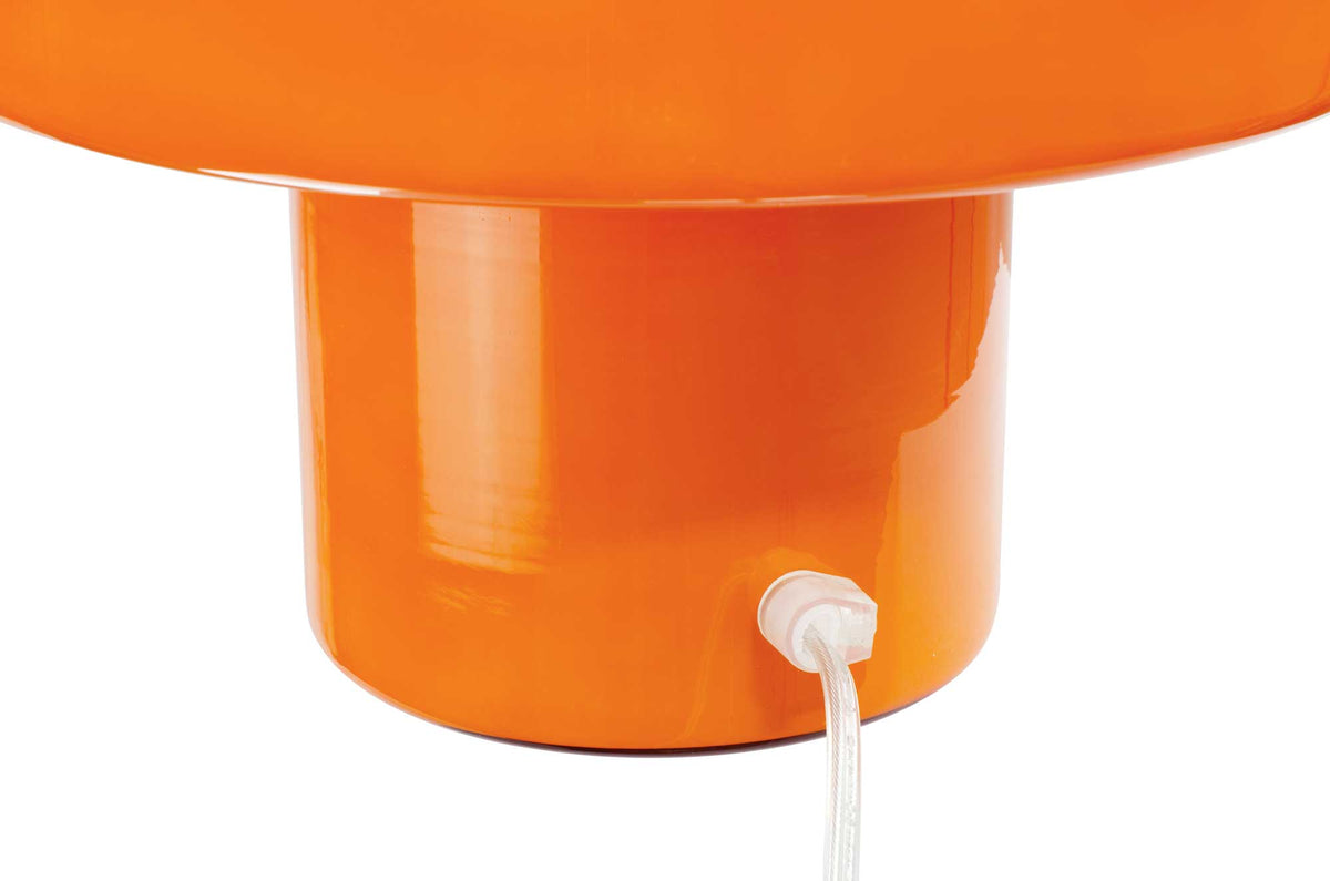 Lámpara de mesa de vidrio coloreado estilo retro Foza: Naranja en Tilda Deco - imagen 5
