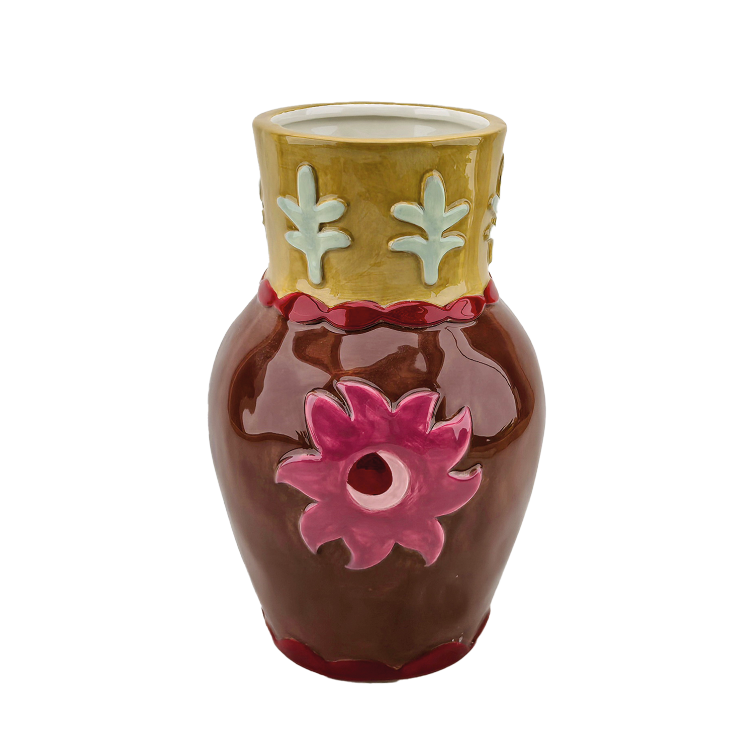 Jarrón sol marrón D13,4 H21,3 cm en Tilda Deco