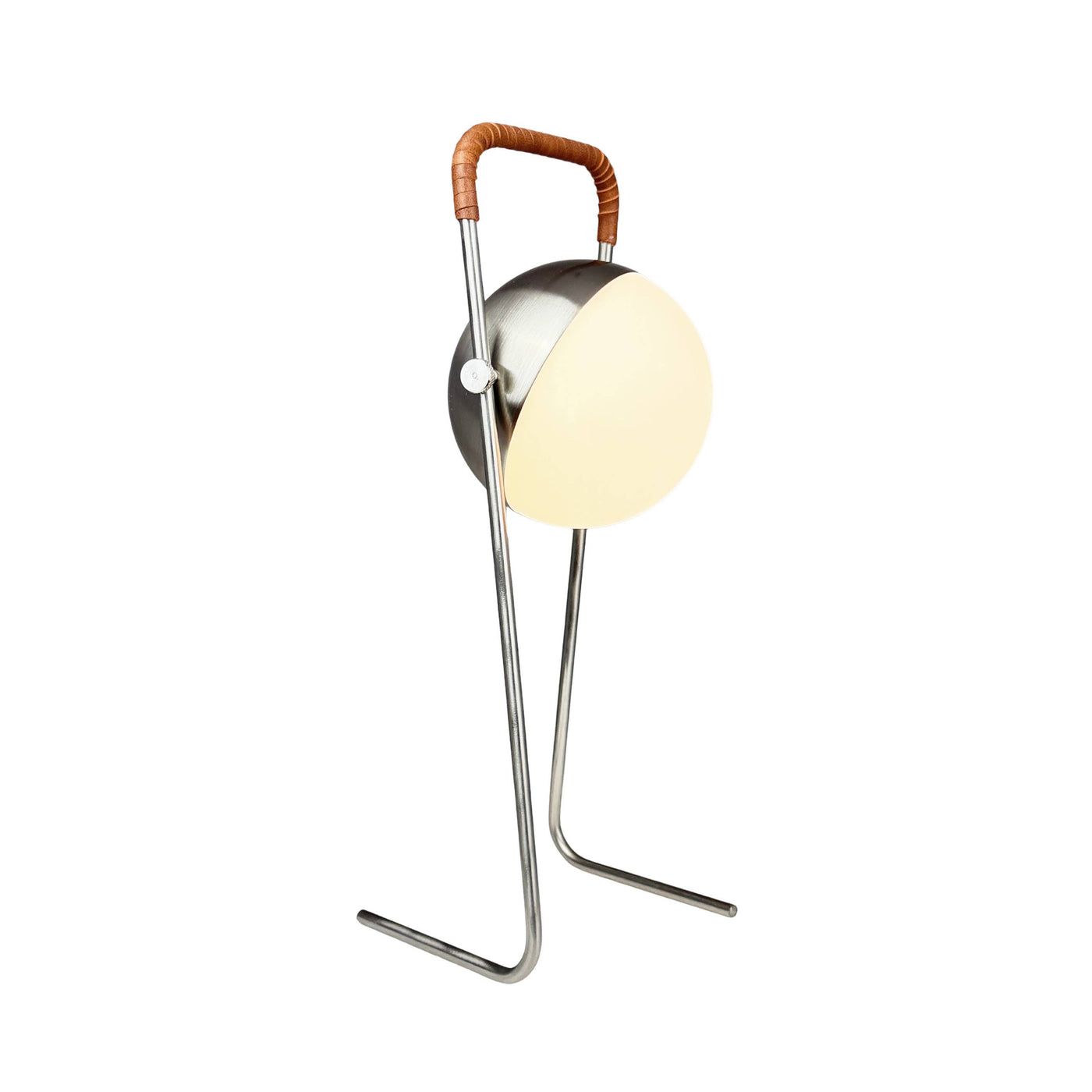 Lámpara de mesa LED recargable Mova marrón