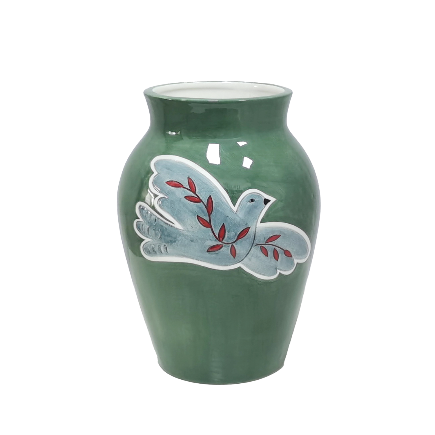 Jarrón paloma azul D15,5 H20,3 cm en Tilda Deco