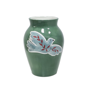 Jarrón paloma azul D15,5 H20,3 cm en Tilda Deco