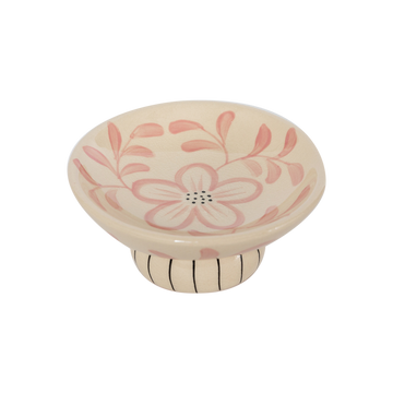 Vaciabolsillos lucia de pie rosa D17 H8cm en Tilda Deco