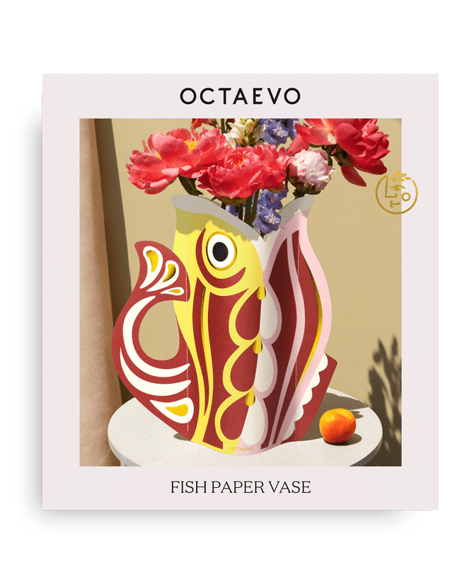 Papel de Pescado Jarrón