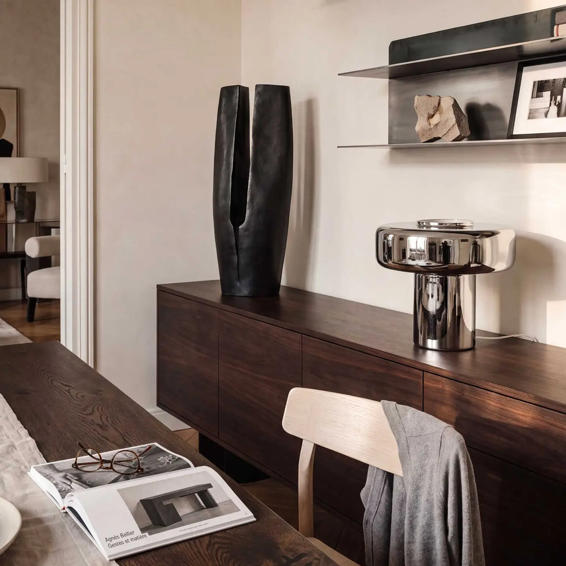 Lámpara de mesa XXL  Foza vidrio