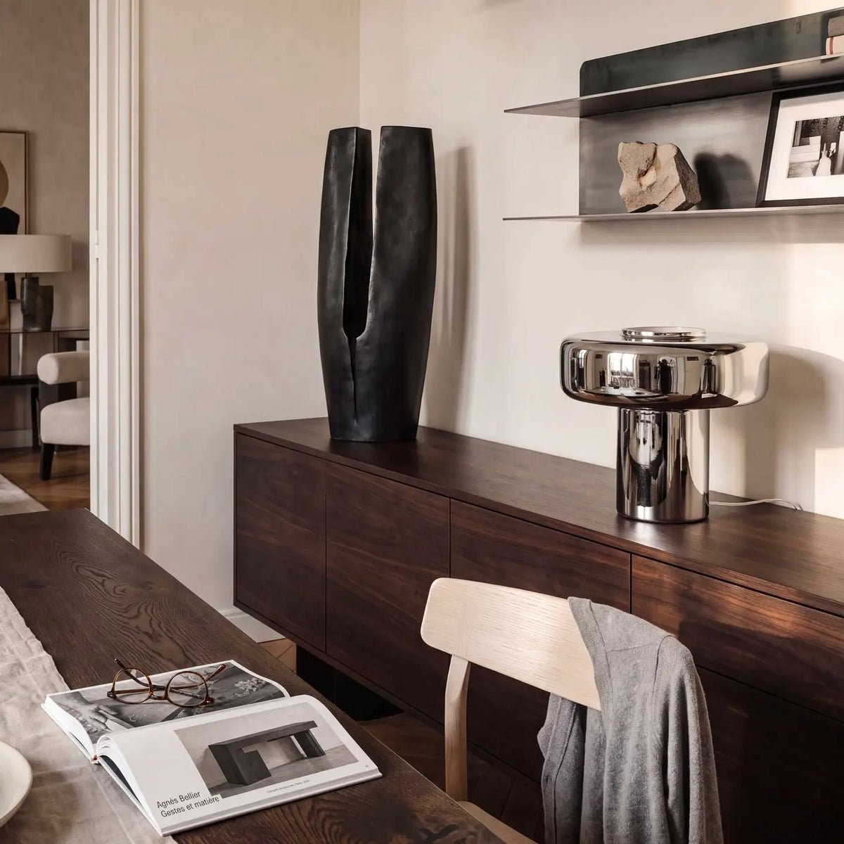 Lámpara de mesa XXL  Foza vidrio