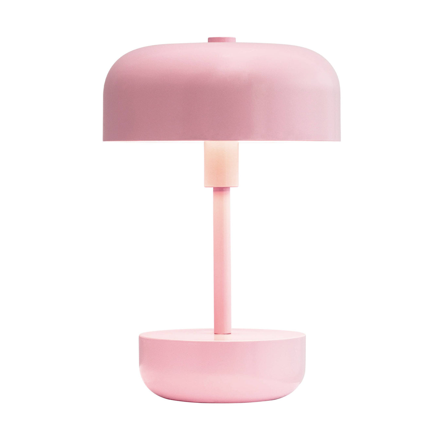 Lámpara de mesa recargable LED rosa Haipot