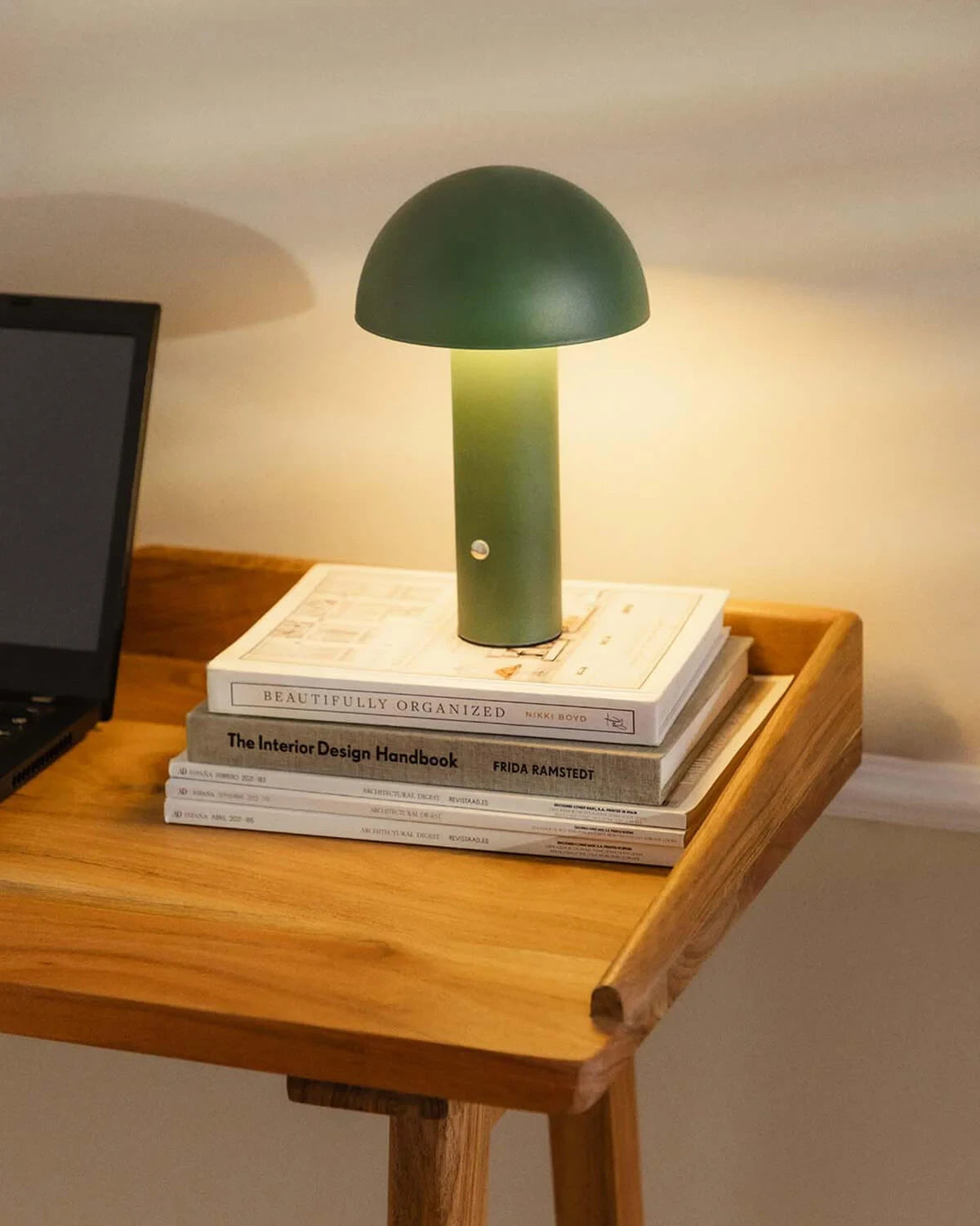 Lámpara de Mesa LED Inalámbrica Ø15 Biar (Verde Flora)