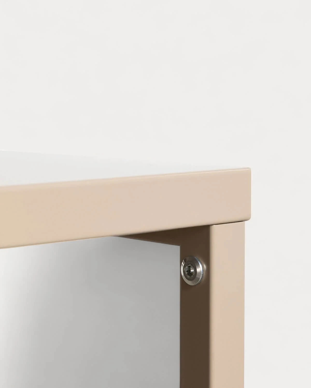 Escritorio de Acero Laminado Ibiza (Marrón Clay)
