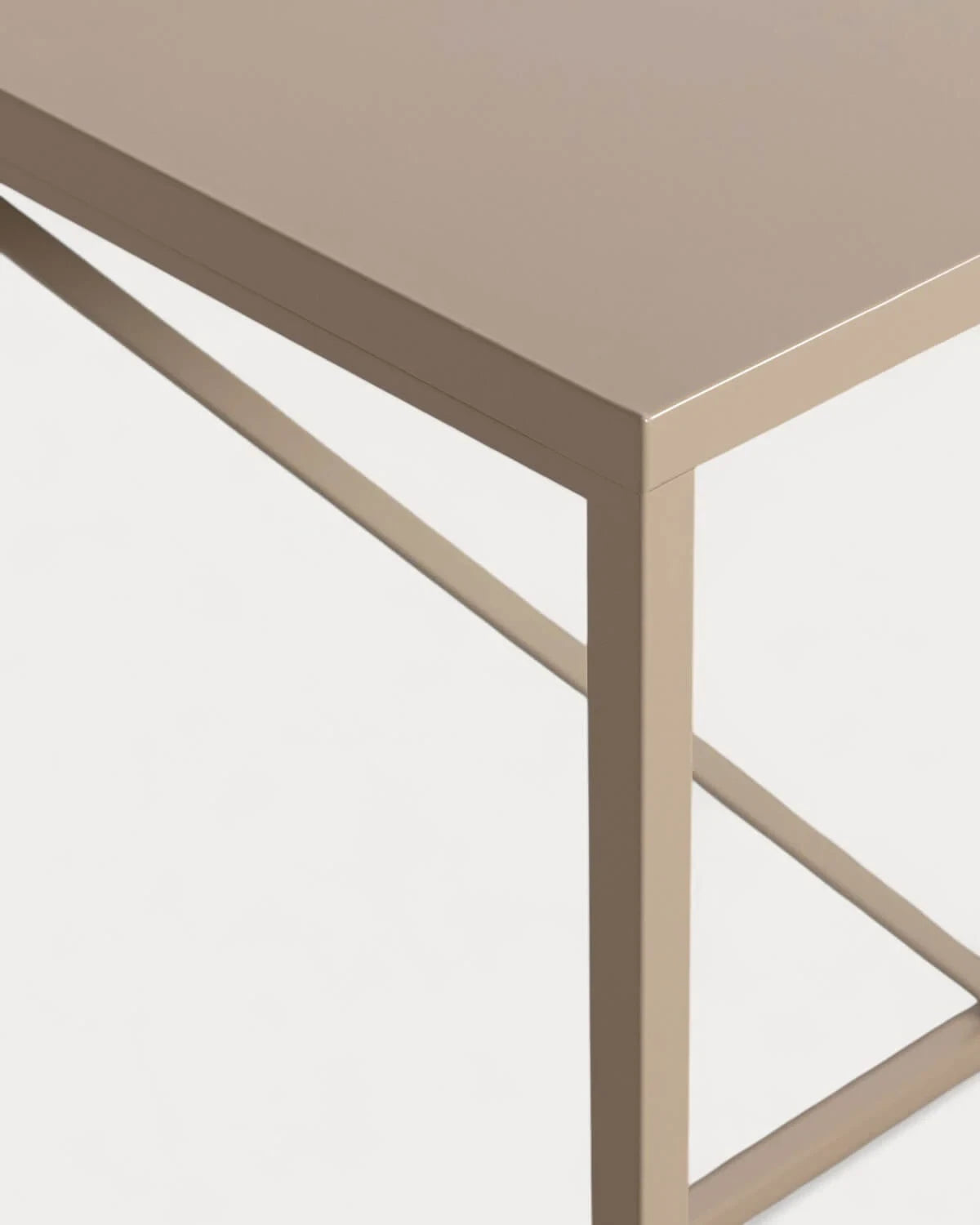 Escritorio de Acero Laminado Ibiza (Marrón Clay)