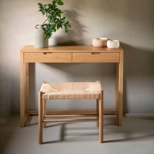 Mesa Consola Madera Roble