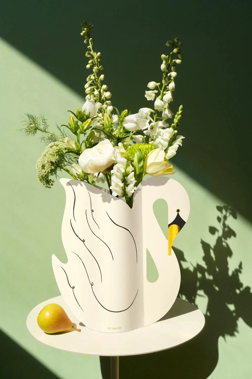 Mini Paper Vase Swan