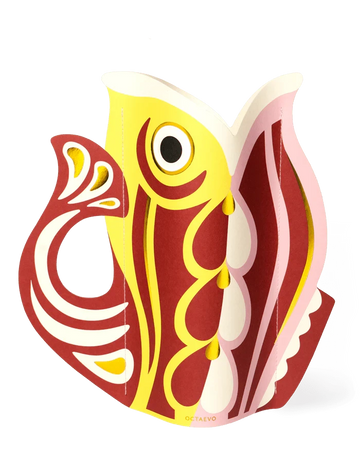 Paper Vase Fish Ruby