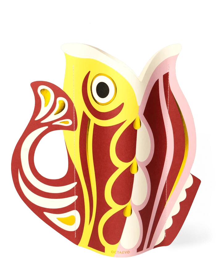 Paper Vase Fish Ruby