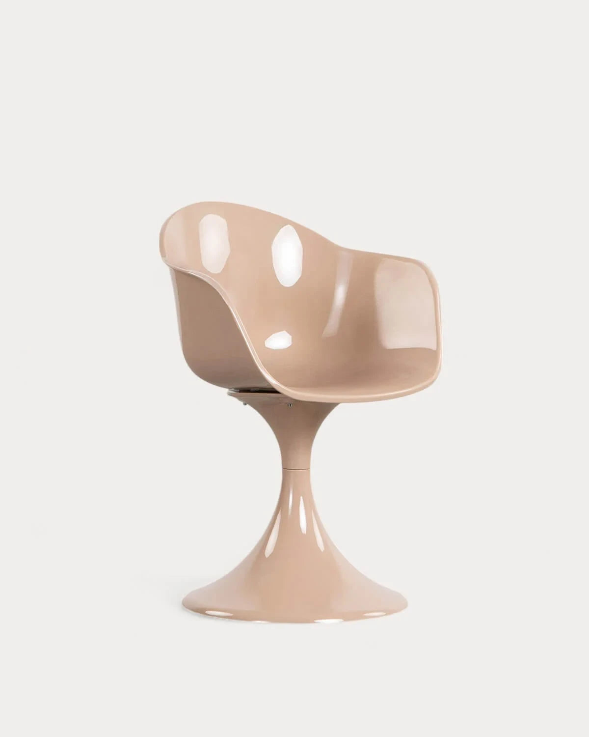 Silla de Comedor Policarbonato (Marrón Clay)