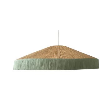 Pantalla para lámpara colgante Mistinguette PM matcha Ø60 H20 cm en Tilda Deco