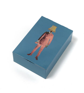 Caja metálica rectangular Lampaman