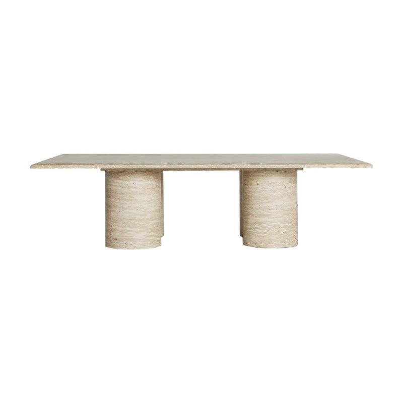 Mesa de centro de madera dm en color beige  de 130x70x35cm