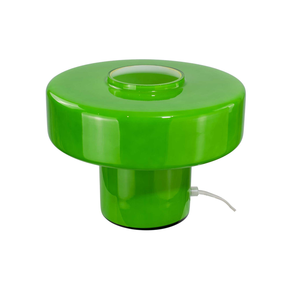 Lámpara de mesa de vidrio coloreado estilo retro Foza: Verde en Tilda Deco