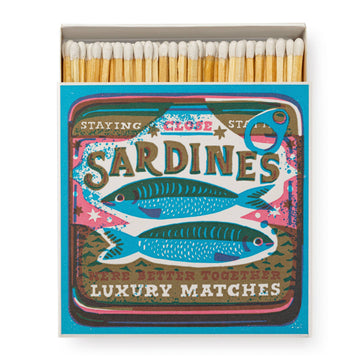 Mecheros cuadrados Better Together Sardines en Tilda Deco