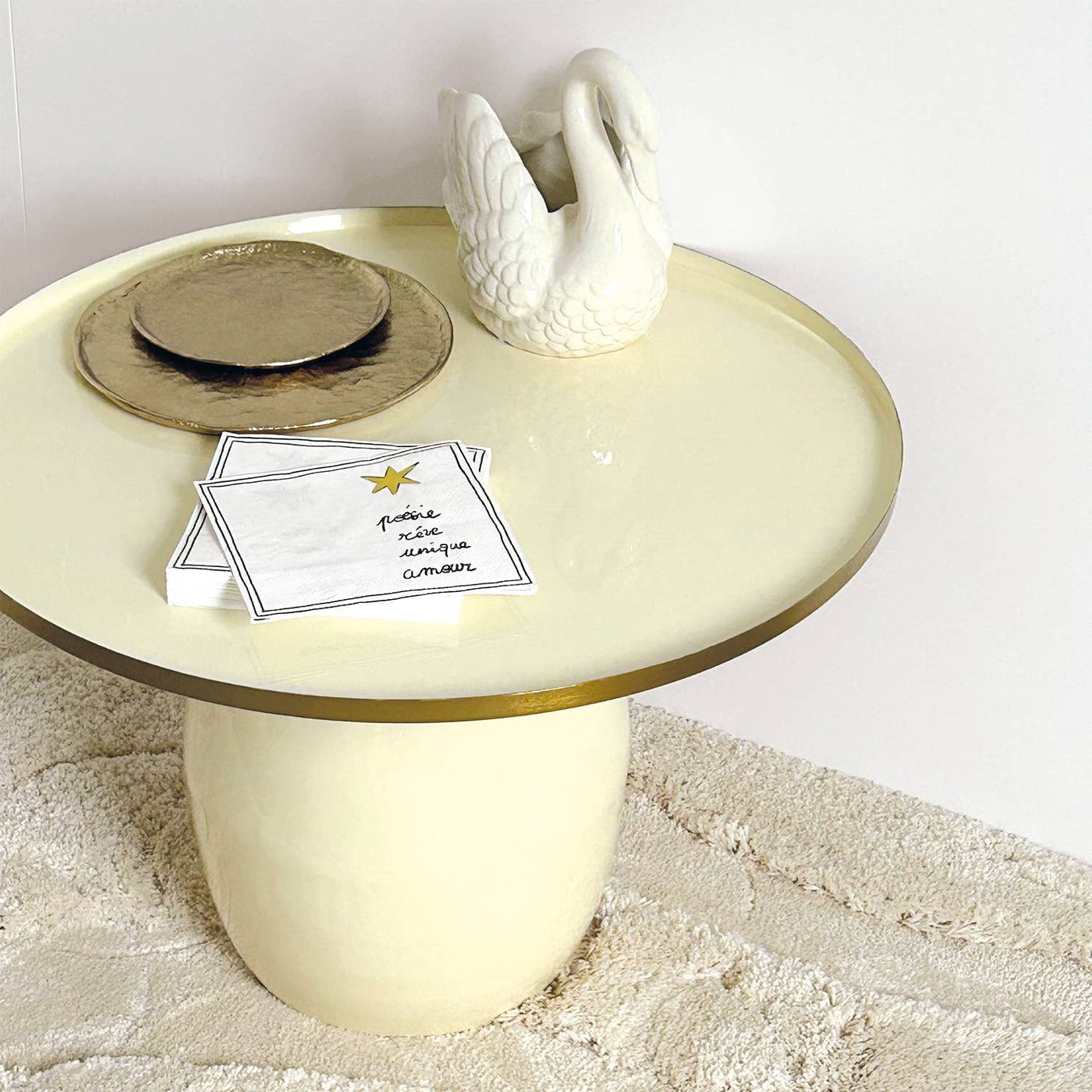 Jarrón cisne blanco W 20,5 cm D 15 cm H 20,3 cm