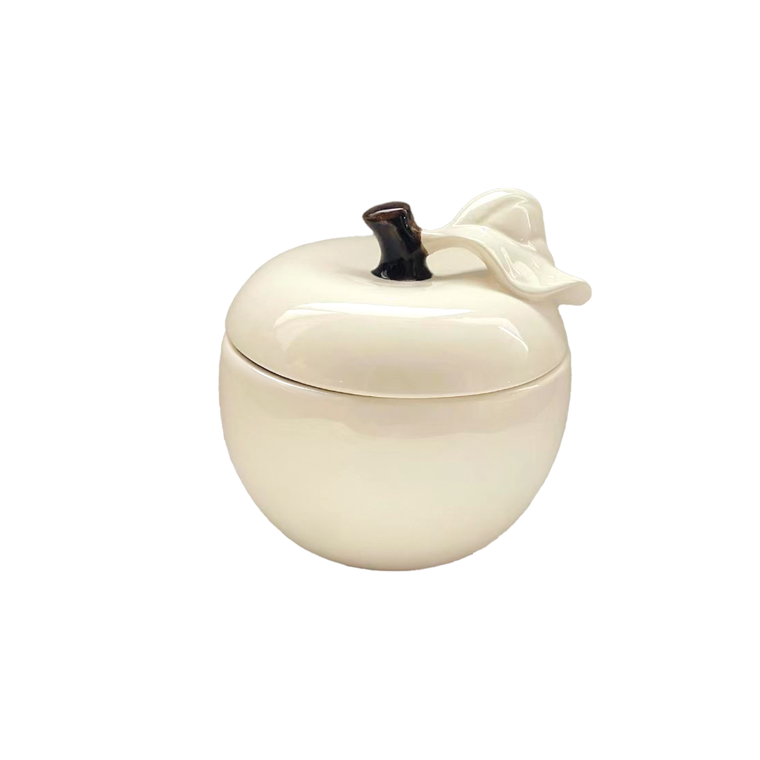 Caja manzana arena D16,7 H17cm en Tilda Deco