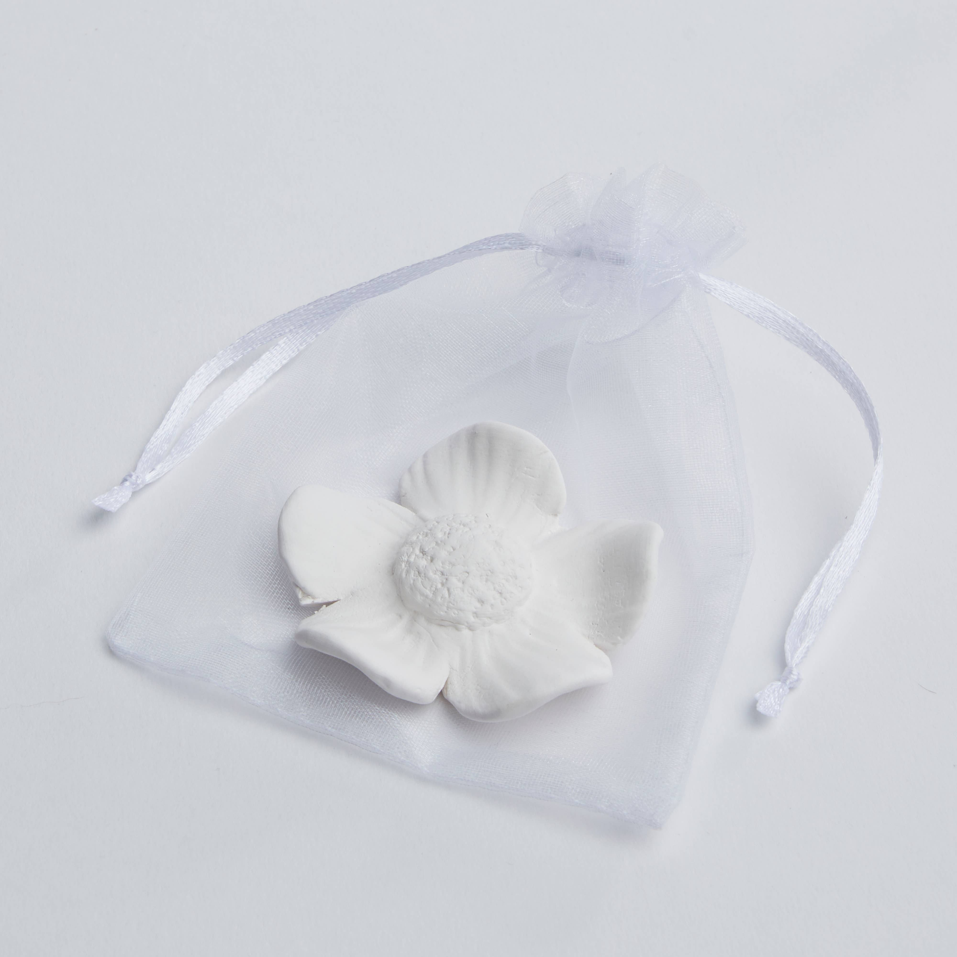 Flor aromática de porcelana para difusor en espacios pequeños