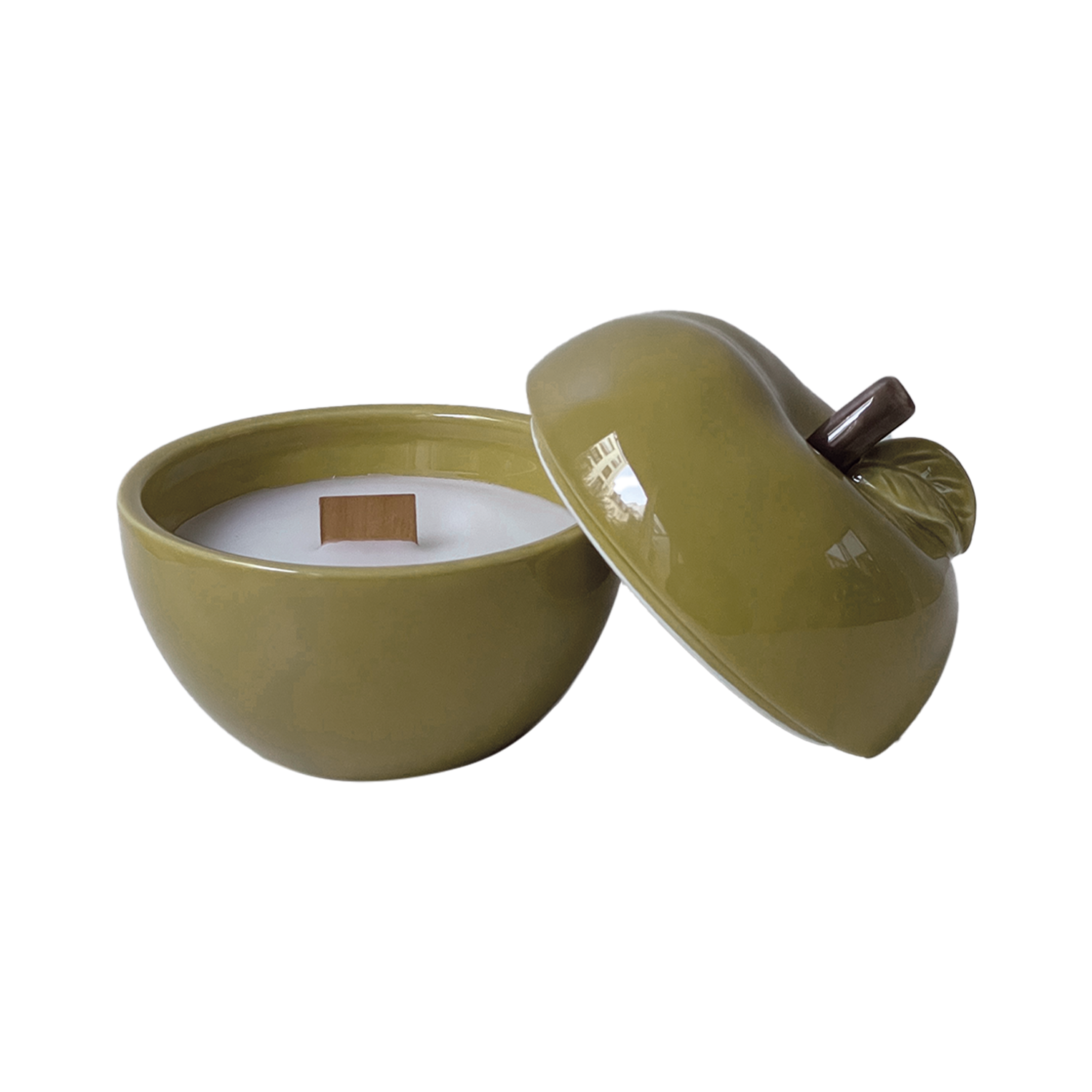 Vela pom' glow caqui vainilla D9,8 H10,2cm en Tilda Deco - imagen 2