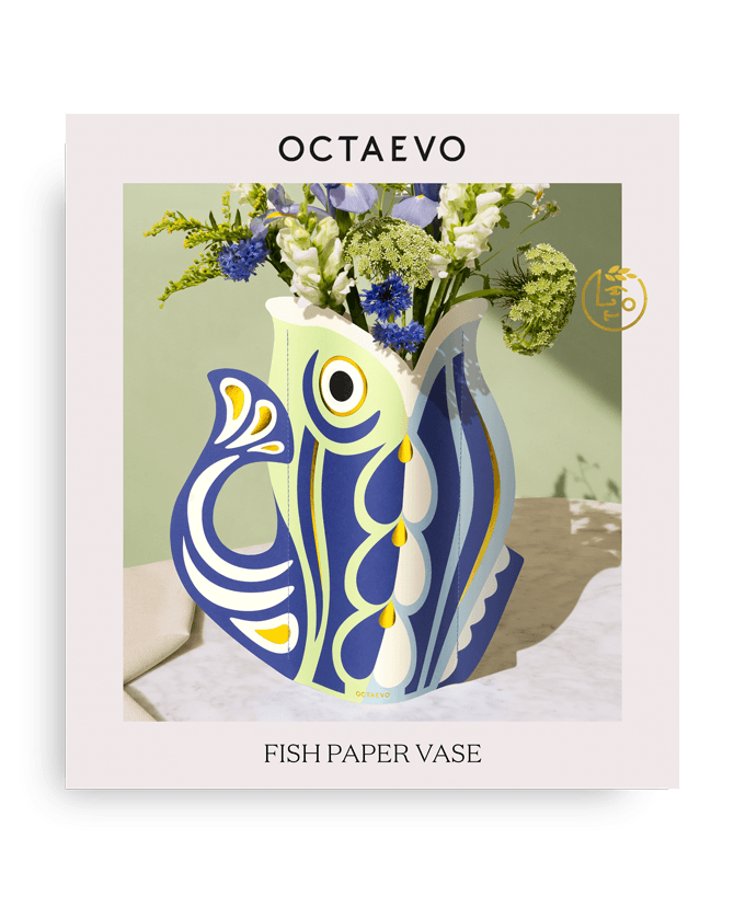 Papel de Pescado Jarrón