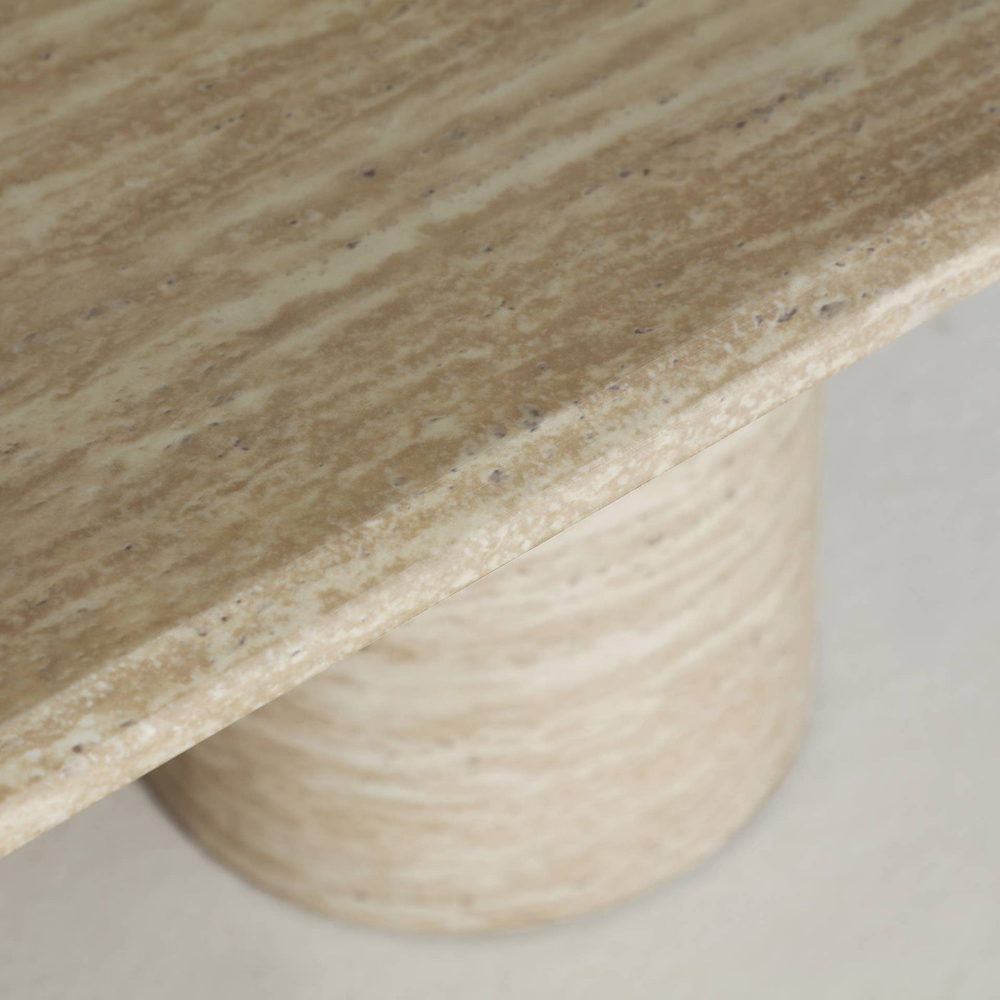 Mesa de centro de madera dm en color beige  de 130x70x35cm