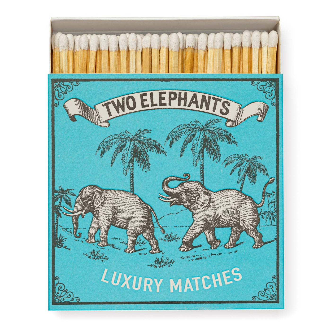 Two Elephants | Cuadrado - Cerillas de seguridad