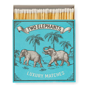 Two Elephants | Cuadrado - Cerillas de seguridad en Tilda Deco
