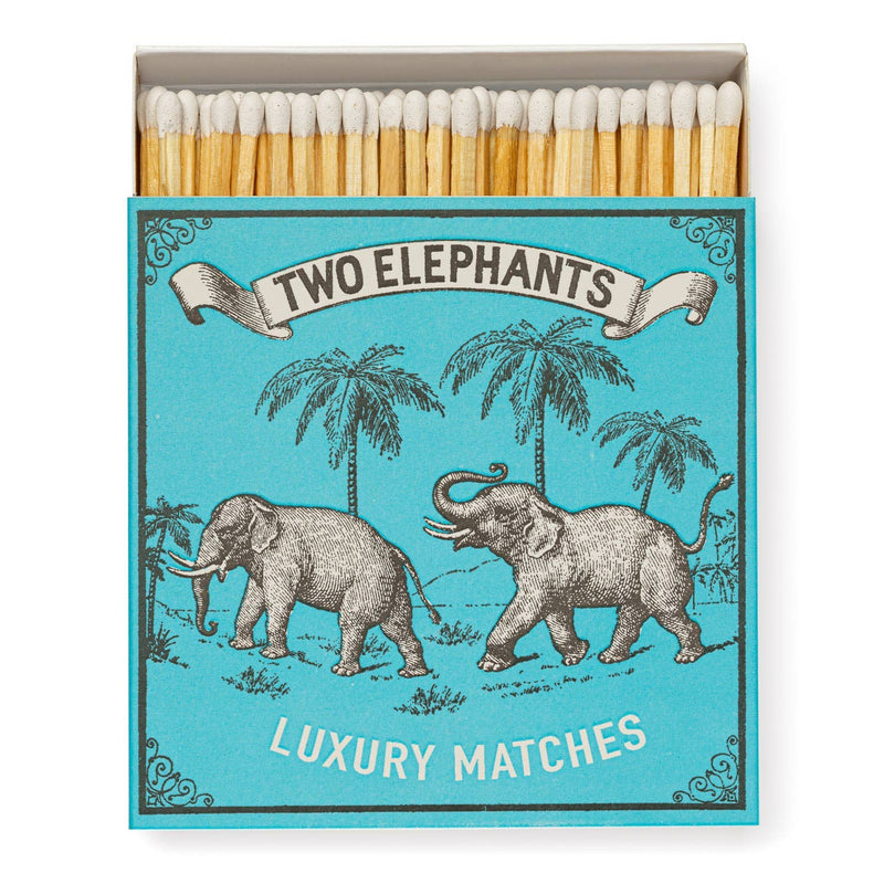 Two Elephants | Cuadrado - Cerillas de seguridad